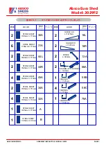 Preview for 3 page of ABSCO SHEDS 3029F2 Manual