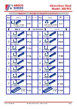 Preview for 4 page of ABSCO SHEDS 3029F2 Manual