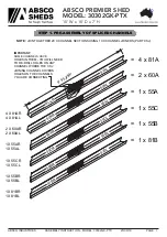 Preview for 7 page of ABSCO SHEDS 30302GK-PTX Manual