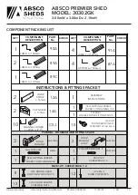 Предварительный просмотр 5 страницы ABSCO SHEDS 30302GK Assembly & Instruction Manual