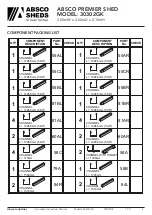 Предварительный просмотр 4 страницы ABSCO SHEDS 30302GK Assembly Instructions Manual