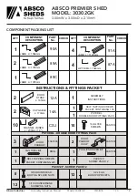 Preview for 5 page of ABSCO SHEDS 30302GK Assembly Instructions Manual