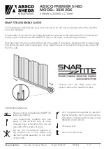 Предварительный просмотр 6 страницы ABSCO SHEDS 30302GK Assembly Instructions Manual