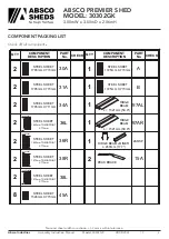 Предварительный просмотр 3 страницы ABSCO SHEDS 30302GK Manual