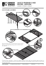 Preview for 18 page of ABSCO SHEDS 30302GK Manual