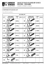 Preview for 4 page of ABSCO SHEDS 3030BRK Assembly Instructions Manual