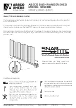 Preview for 8 page of ABSCO SHEDS 3030BRK Assembly Instructions Manual