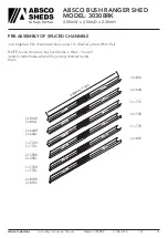 Preview for 10 page of ABSCO SHEDS 3030BRK Assembly Instructions Manual