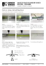 Preview for 11 page of ABSCO SHEDS 3030BRK Assembly Instructions Manual