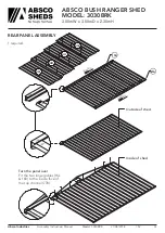 Preview for 15 page of ABSCO SHEDS 3030BRK Assembly Instructions Manual