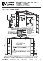 Preview for 19 page of ABSCO SHEDS 3030BRK Assembly Instructions Manual