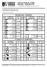 Preview for 4 page of ABSCO SHEDS 3030RS-PTX Instruction Manual