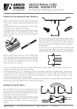 Preview for 6 page of ABSCO SHEDS 3030RS-PTX Instruction Manual