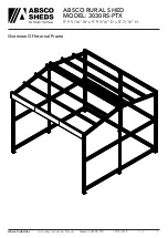 Предварительный просмотр 7 страницы ABSCO SHEDS 3030RS-PTX Instruction Manual