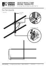 Предварительный просмотр 9 страницы ABSCO SHEDS 3030RS-PTX Instruction Manual