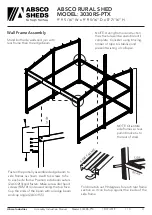 Предварительный просмотр 11 страницы ABSCO SHEDS 3030RS-PTX Instruction Manual