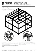 Предварительный просмотр 12 страницы ABSCO SHEDS 3030RS-PTX Instruction Manual