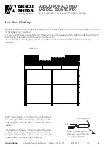 Предварительный просмотр 14 страницы ABSCO SHEDS 3030RS-PTX Instruction Manual