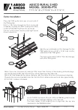 Предварительный просмотр 16 страницы ABSCO SHEDS 3030RS-PTX Instruction Manual