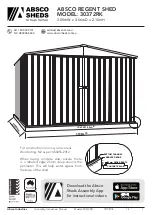 ABSCO SHEDS 30372RK Assembly & Instruction Manual preview