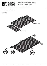 Preview for 15 page of ABSCO SHEDS 30372RK Assembly & Instruction Manual