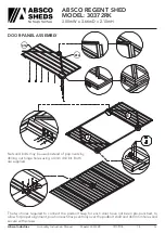 Preview for 18 page of ABSCO SHEDS 30372RK Assembly & Instruction Manual