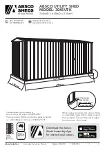 Preview for 1 page of ABSCO SHEDS 3045UTK Assembly & Instruction Manual