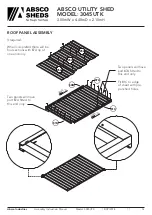 Preview for 18 page of ABSCO SHEDS 3045UTK Assembly & Instruction Manual