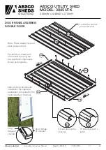 Preview for 25 page of ABSCO SHEDS 3045UTK Assembly & Instruction Manual