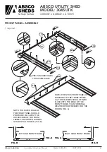 Preview for 47 page of ABSCO SHEDS 3045UTK Assembly & Instruction Manual