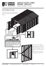 Preview for 52 page of ABSCO SHEDS 3045UTK Assembly & Instruction Manual