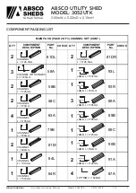 Preview for 7 page of ABSCO SHEDS 3052UTK Assembly & Instruction Manual