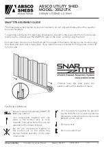 Предварительный просмотр 10 страницы ABSCO SHEDS 3052UTK Assembly & Instruction Manual