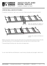 Preview for 23 page of ABSCO SHEDS 3052UTK Assembly & Instruction Manual