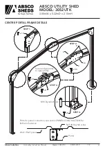 Предварительный просмотр 29 страницы ABSCO SHEDS 3052UTK Assembly & Instruction Manual