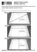 Preview for 39 page of ABSCO SHEDS 3052UTK Assembly & Instruction Manual