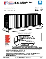 ABSCO SHEDS 3060HG Assembly Instruction Manual preview