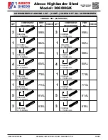 Preview for 4 page of ABSCO SHEDS 3060HG Assembly Instruction Manual