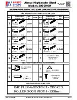 Preview for 8 page of ABSCO SHEDS 3060HG Assembly Instruction Manual