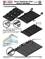 Предварительный просмотр 18 страницы ABSCO SHEDS 3060HG Assembly Instruction Manual