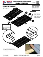 Предварительный просмотр 20 страницы ABSCO SHEDS 3060HG Assembly Instruction Manual