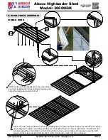 Предварительный просмотр 23 страницы ABSCO SHEDS 3060HG Assembly Instruction Manual