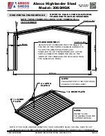 Предварительный просмотр 24 страницы ABSCO SHEDS 3060HG Assembly Instruction Manual