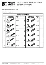 Preview for 5 page of ABSCO SHEDS 3060HGK Assembly & Instruction Manual