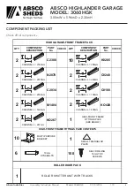 Preview for 8 page of ABSCO SHEDS 3060HGK Assembly & Instruction Manual