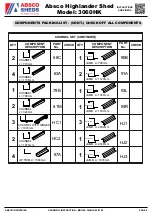 Preview for 6 page of ABSCO SHEDS 3060HK Manual