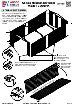 Preview for 31 page of ABSCO SHEDS 3060HK Manual