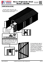 Preview for 34 page of ABSCO SHEDS 3060HK Manual