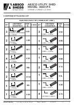 Предварительный просмотр 7 страницы ABSCO SHEDS 3060UTK Manual