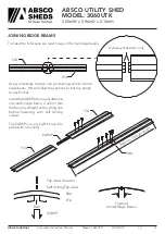 Предварительный просмотр 15 страницы ABSCO SHEDS 3060UTK Manual